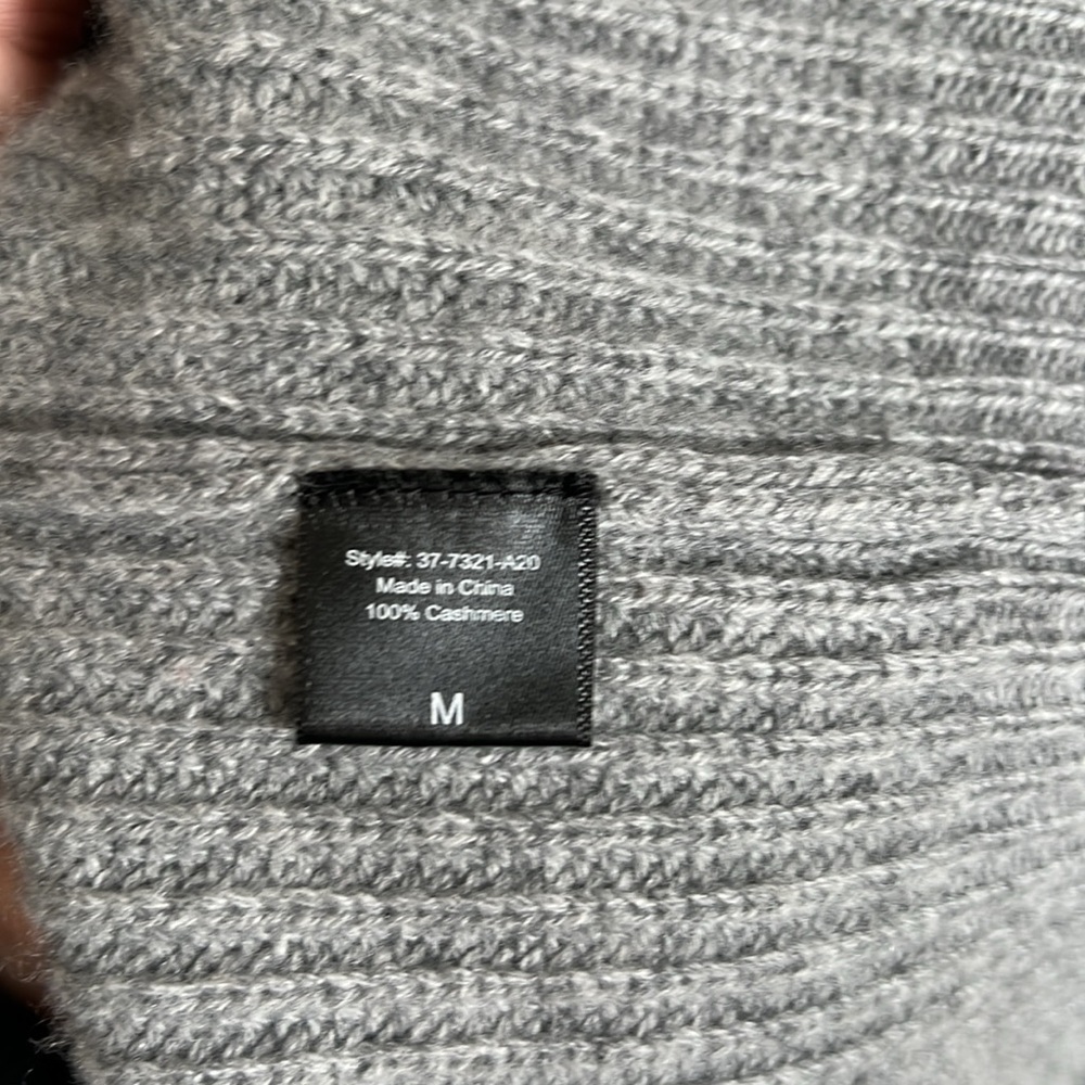 JENNI KAYNE Cashmere Cocoon Cardigan in Heather Grey - Picture 7 of 9